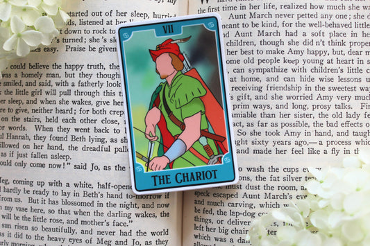Bookish Tarot Sticker | The Chariot